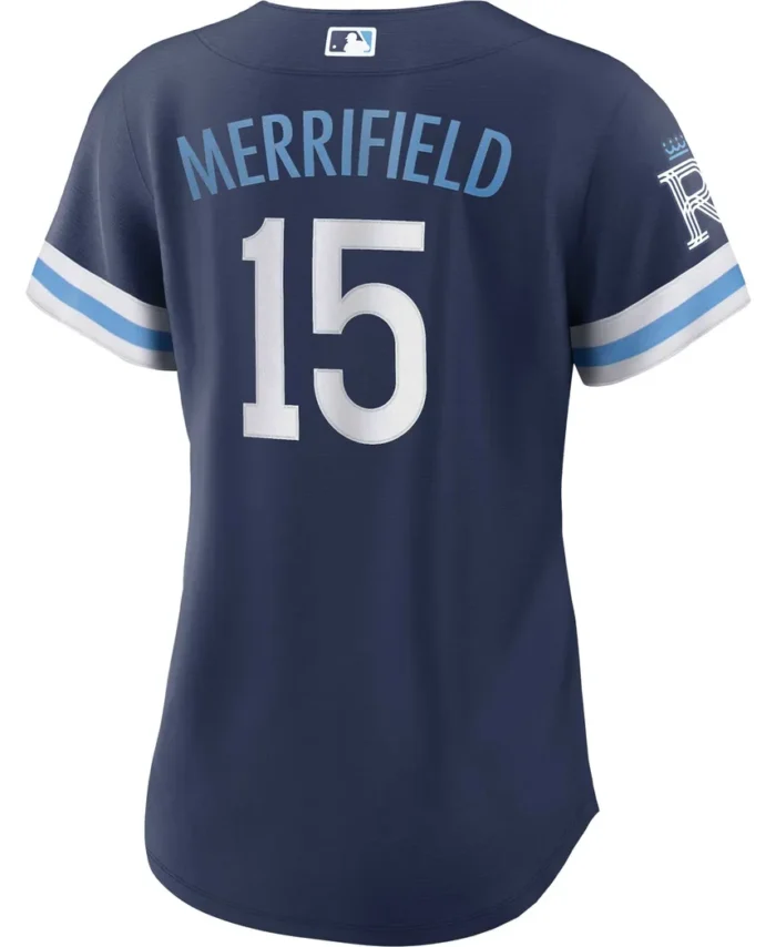Whit Merrifield Kansas City Royals Women City Connect Replica Player Jersey - Navy