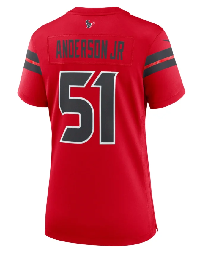 Will Anderson Jr. Houston Texans Women's Alternate Game Jersey - Red