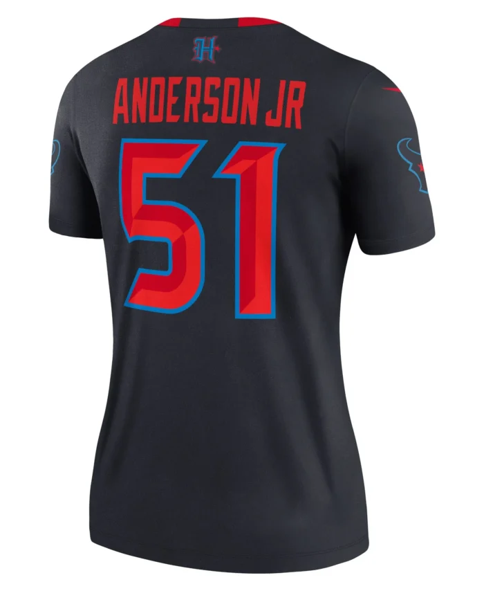 Will Anderson Jr. Houston Texans Women's Alternate Legend Player Performance Top -  Navy