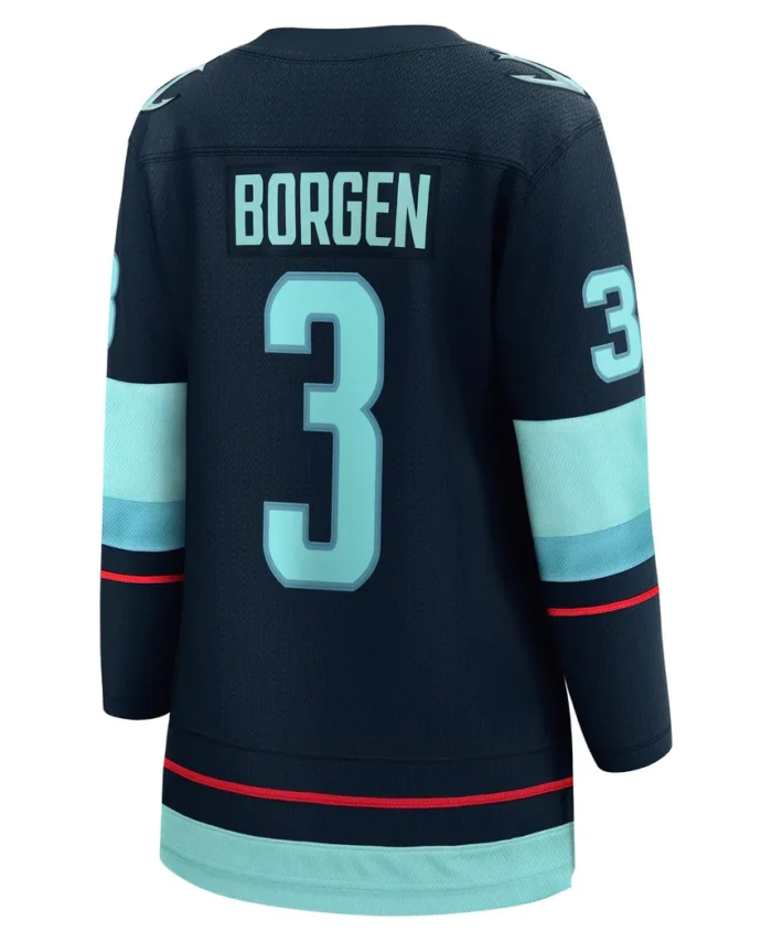 Will Borgen Seattle Kraken Fanatics Women Home Breakaway Player Jersey - Deep Sea Blue