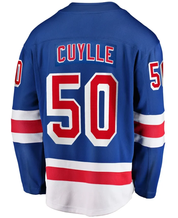 Will Cuylle New York Rangers Fanatics Home Premier Breakaway Player Jersey - Blue
