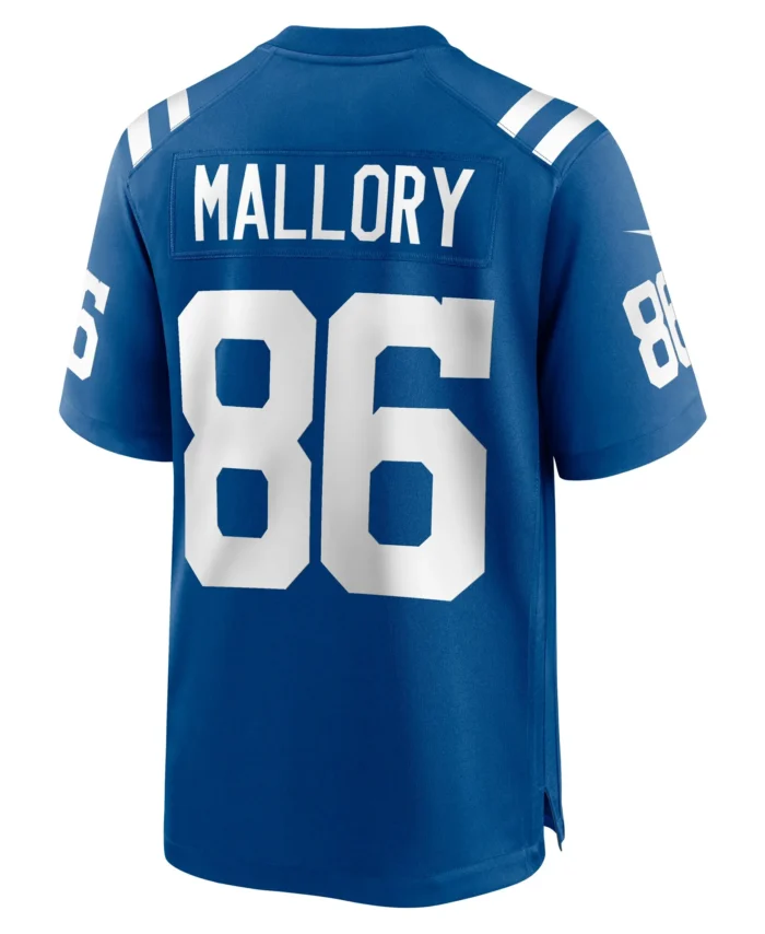 Will Mallory Indianapolis Colts Team Game Jersey -  Royal