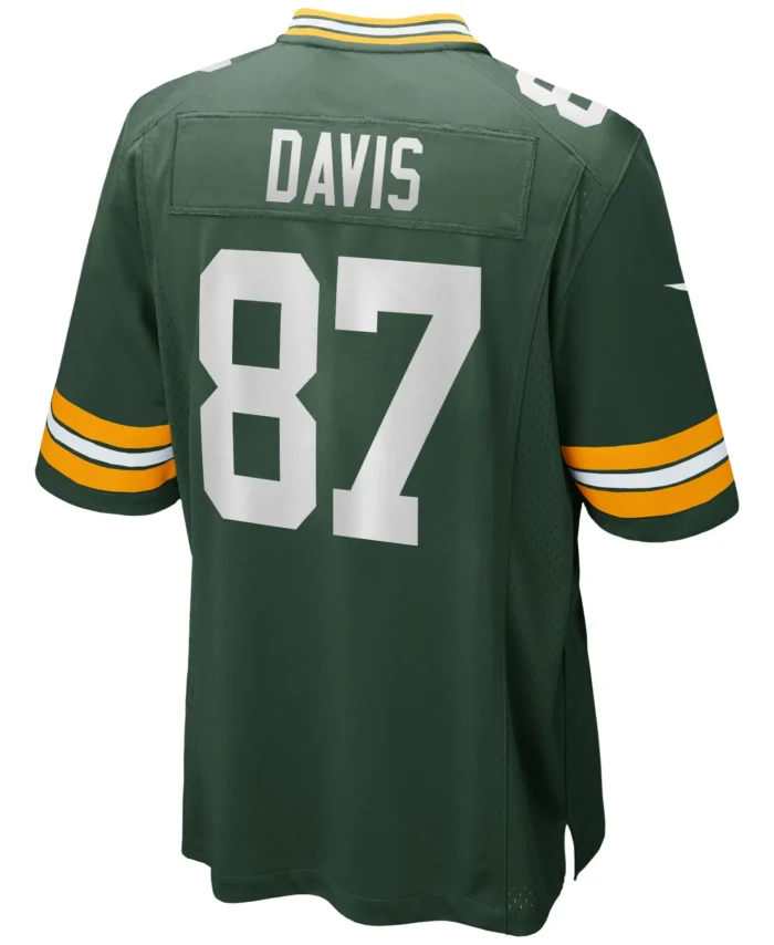Willie Davis Green Bay Packers Game Retired Player Jersey - Green
