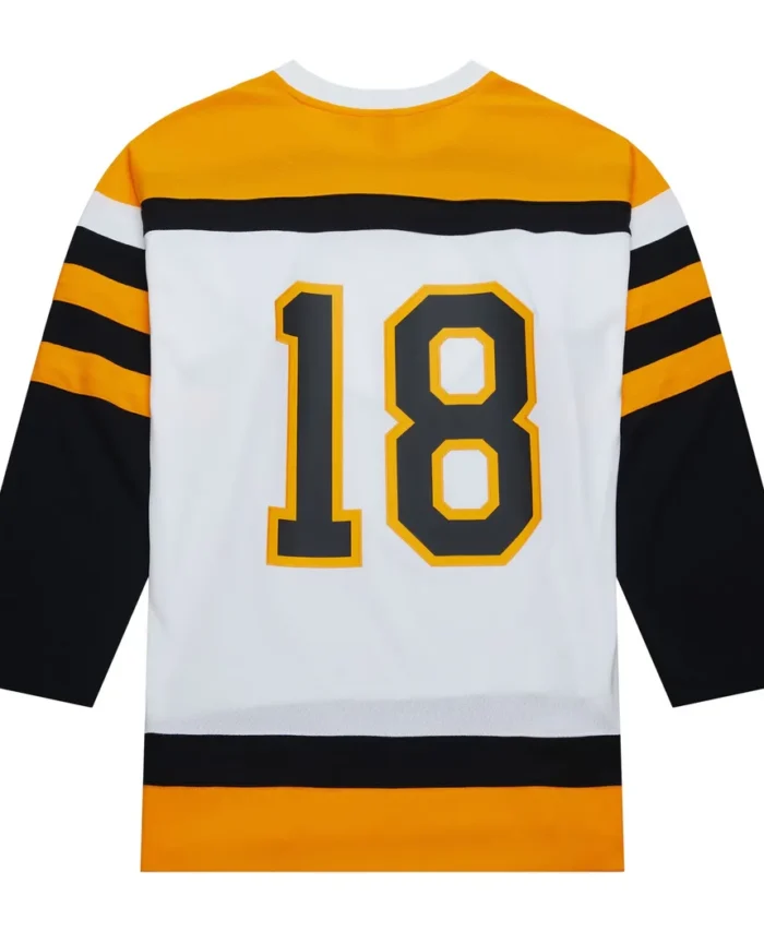 Willie O'Ree Boston Bruins Mitchell Ness 1958 Blue Line Player Jersey - White