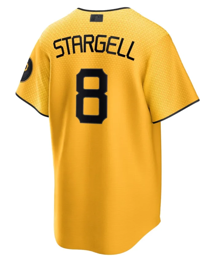 Willie Stargell Pittsburgh Pirates City Connect Replica Player Jersey- Gold