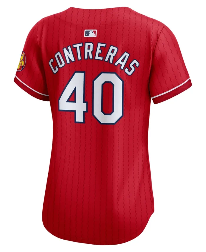 Willson Contreras St. Louis Cardinals Women 2024 City Connect Limited Player Jersey- Red