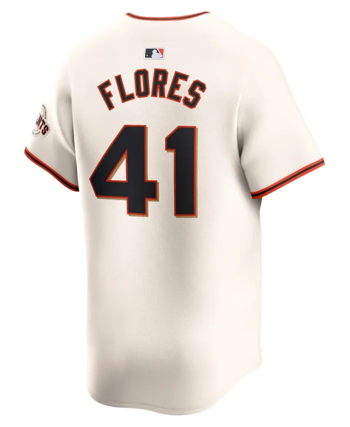 Wilmer Flores San Francisco Giants Home Limited Player Jersey - Cream
