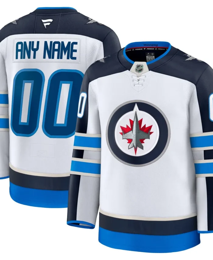 Winnipeg Jets Fanatics Away Premium Custom Jersey - White