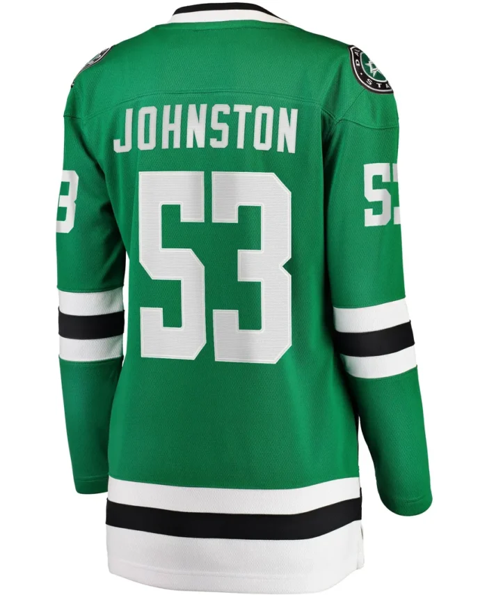 Wyatt Johnston Dallas Stars Fanatics Women Home Breakaway Player Jersey - Kelly Green