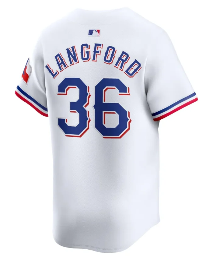 Wyatt Langford Texas Rangers Home Limited Player Jersey - White