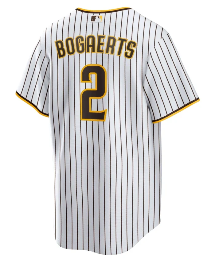 Xander Bogaerts San Diego Padres Home Official Replica Player Jersey- White/Brown