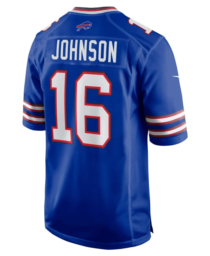 Xavier Johnson Buffalo Bills Game Jersey -  Royal