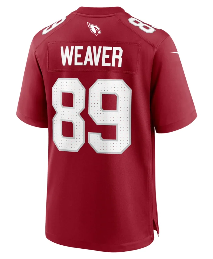 Xavier Weaver Arizona Cardinals Team Game Jersey -  Cardinal