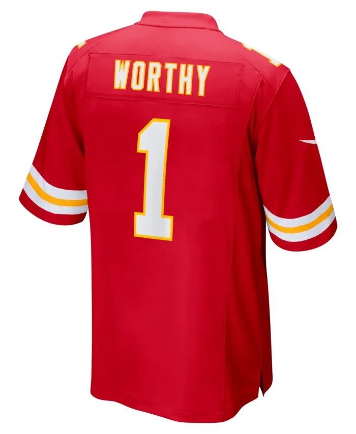 Xavier Worthy Kansas City Chiefs  Player Game Jersey - Red