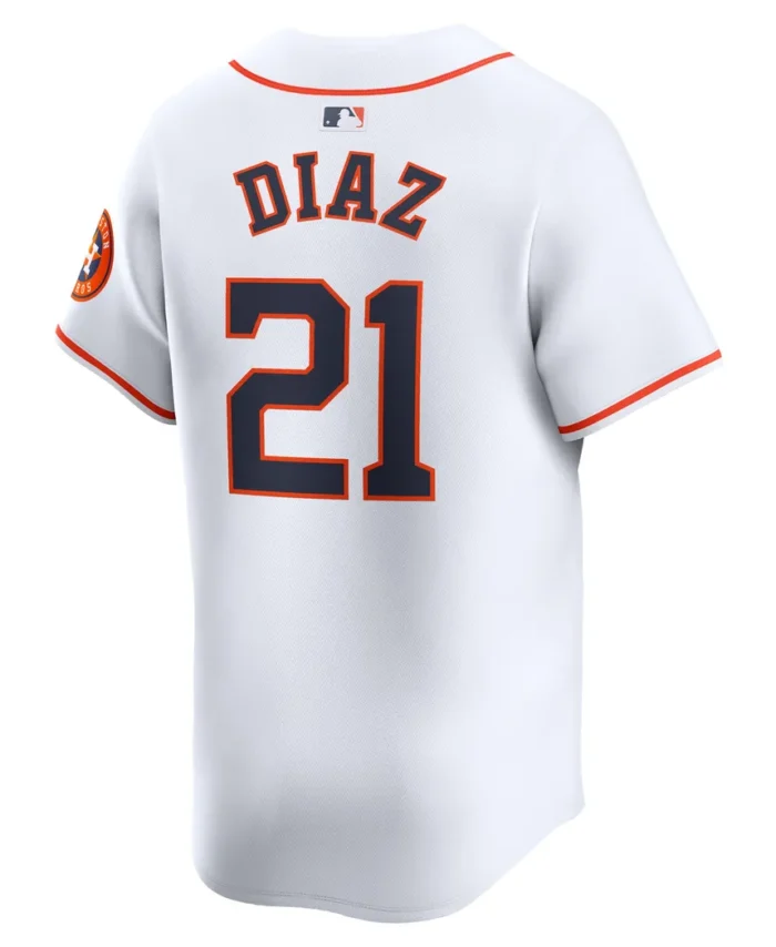 Yainer Diaz Houston Astros Home Limited Player Jersey - White
