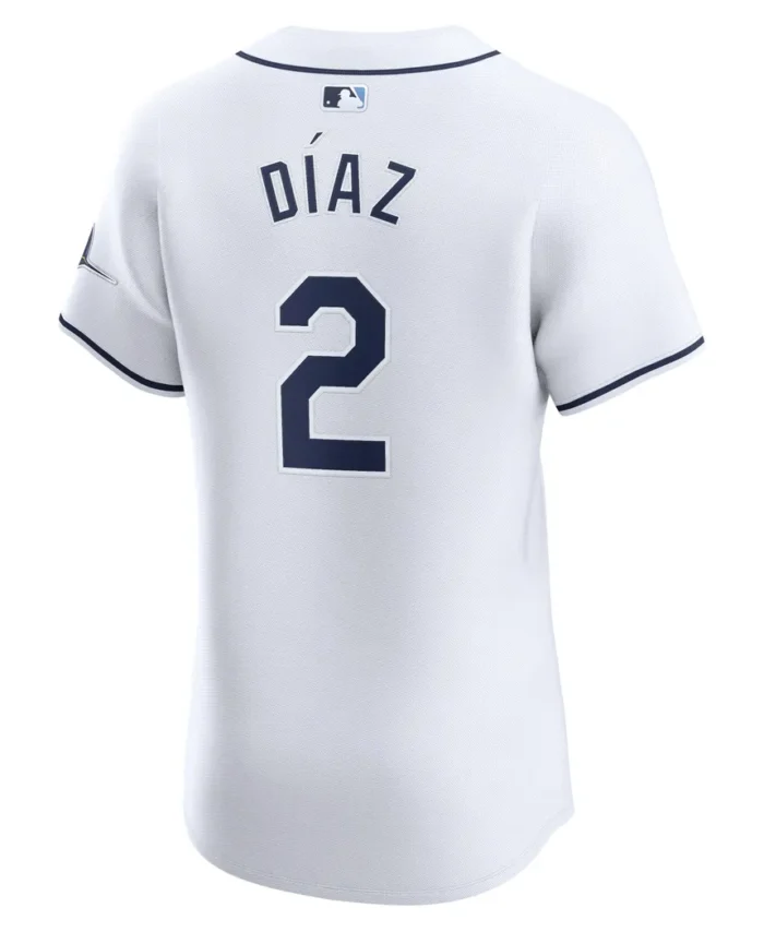 Yandy Diaz Tampa Bay Rays Home Elite Player Jersey- White