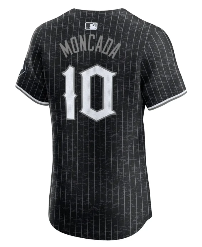 Yoan Moncada Chicago White Sox City Connect Elite Player Jersey - Black