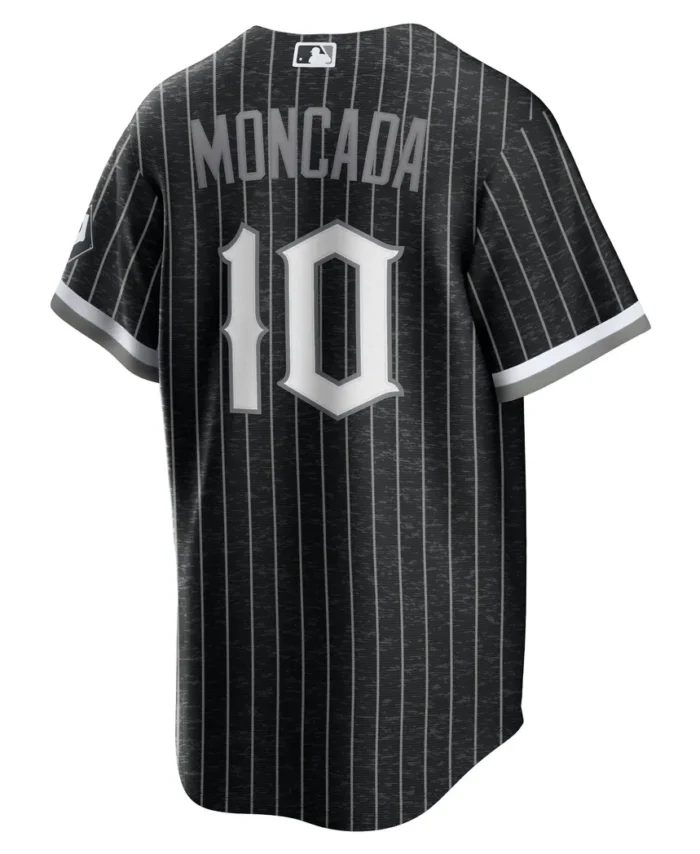 Yoan Moncada Chicago White Sox City Connect Replica Player Jersey - Black