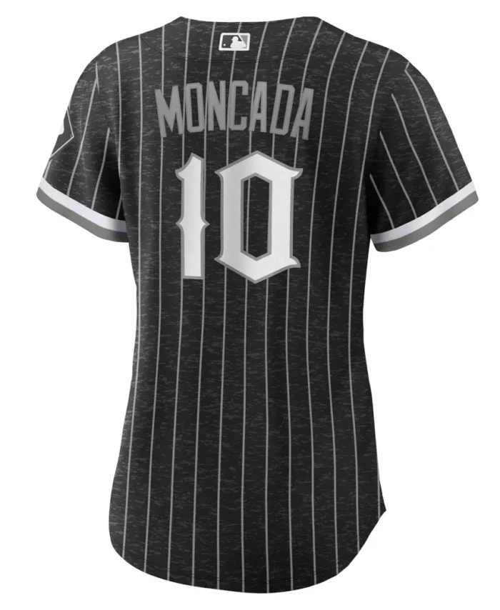 Yoan Moncada Chicago White Sox Women City Connect Replica Player Jersey - Black