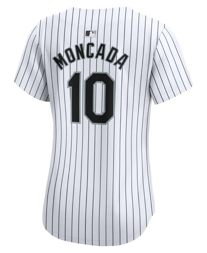 Yoan Moncada Chicago White Sox Women Home Limited Player Jersey- White
