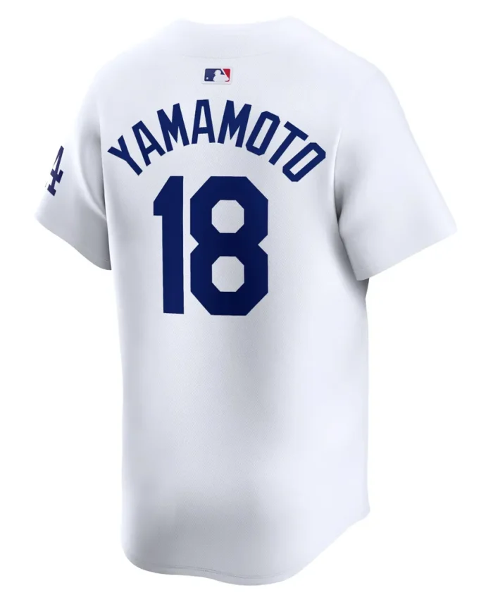 Yoshinobu Yamamoto Los Angeles Dodgers Home Limited Player Jersey - White