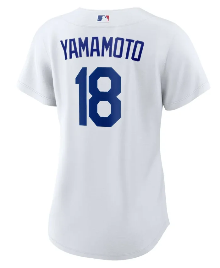 Yoshinobu Yamamoto Los Angeles Dodgers Women Home Replica Player Jersey - White