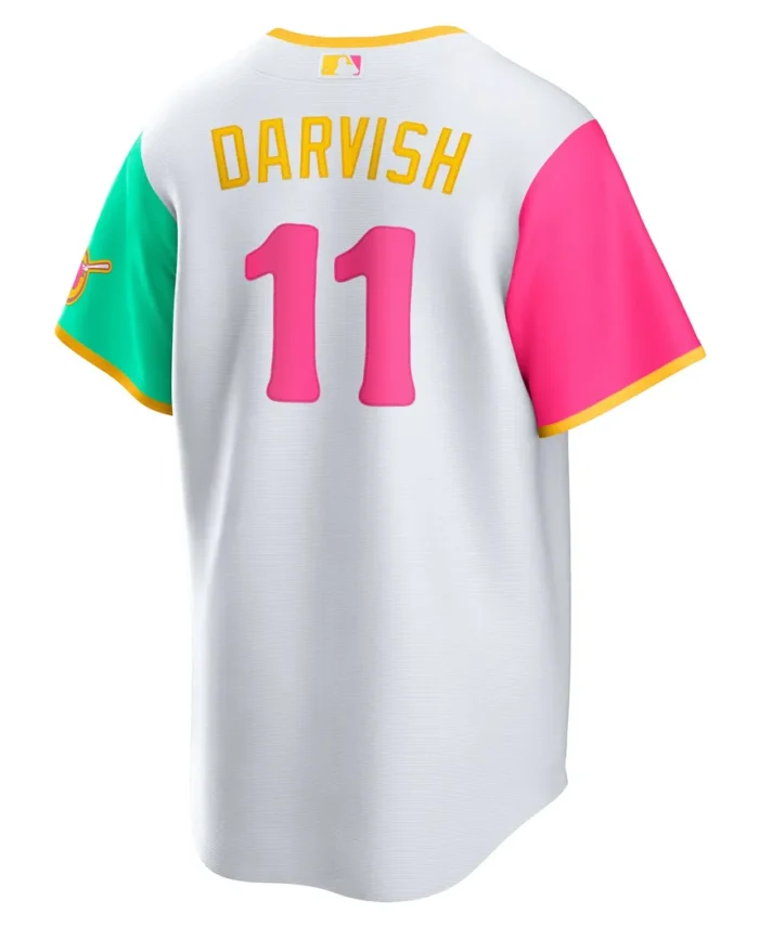 Yu Darvish San Diego Padres City Connect Replica Player Jersey- White
