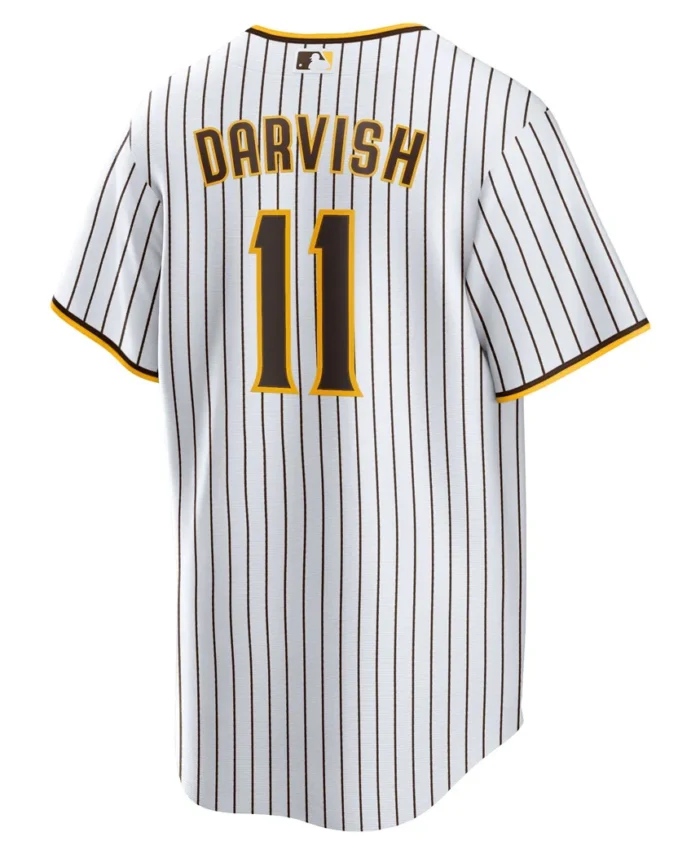 Yu Darvish San Diego Padres Home Replica Player Jersey- White