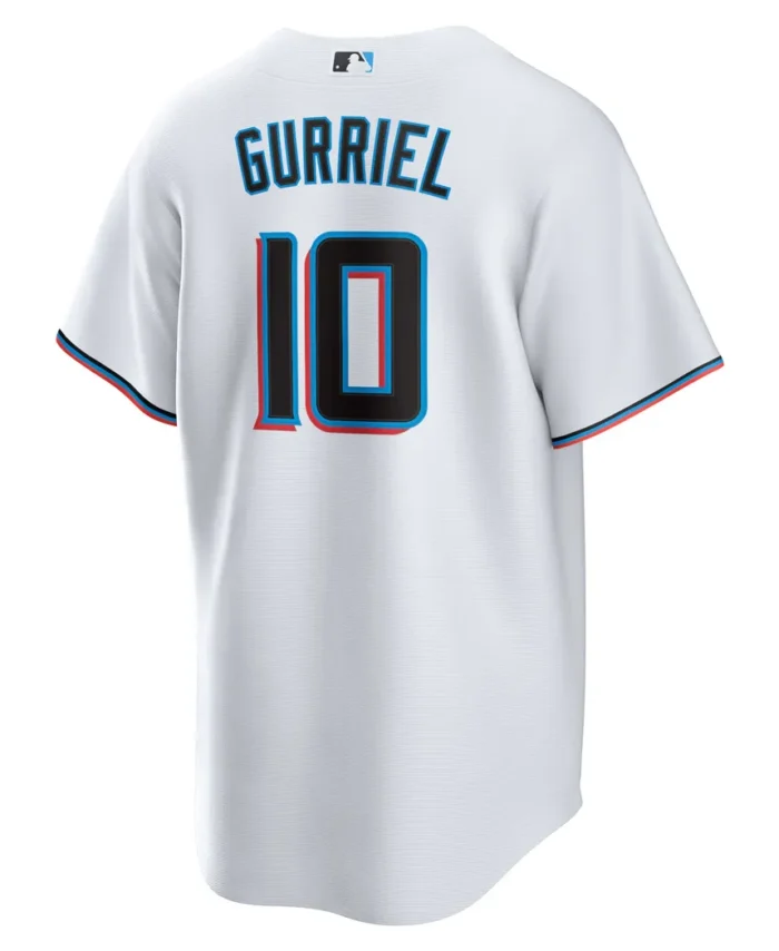 Yuli Gurriel Miami Marlins Replica Player Jersey - White