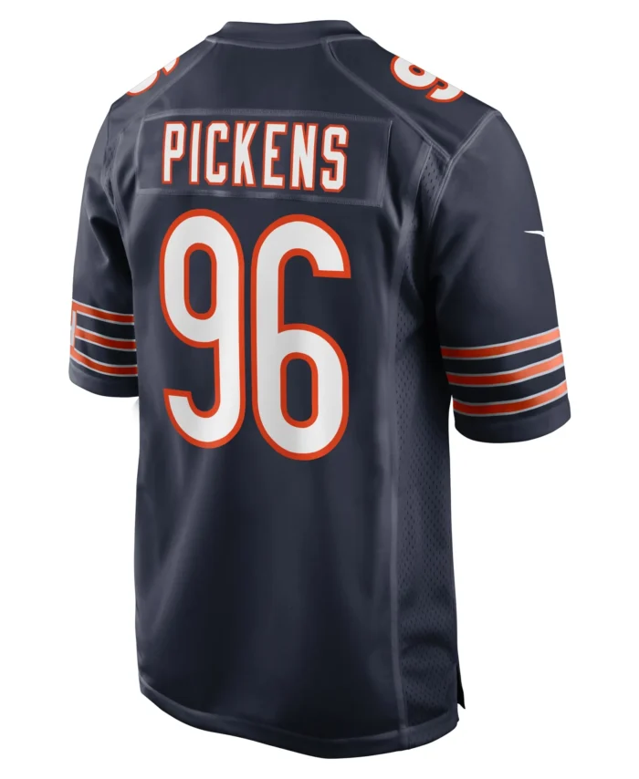 Zacch Pickens Chicago Bears Team Game Jersey - Navy