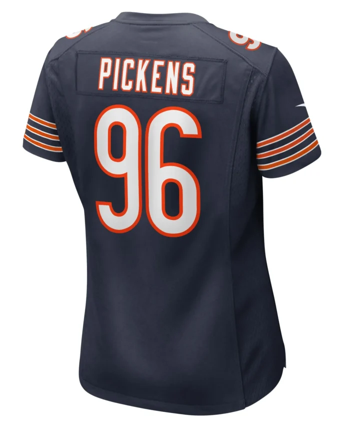 Zacch Pickens Chicago Bears Women's Team Game Jersey - Navy