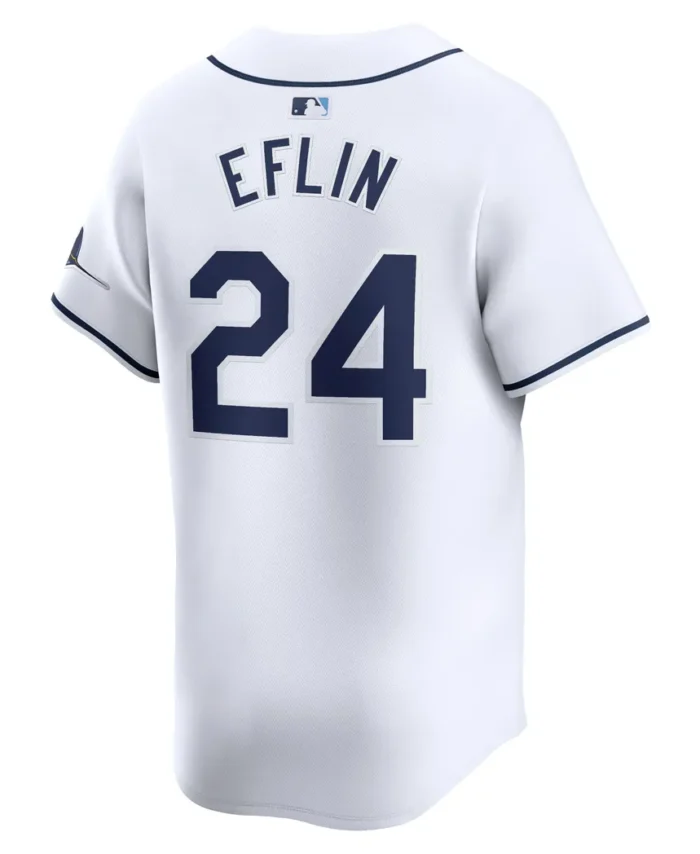 Zach Eflin Tampa Bay Rays Home Limited Player Jersey- White
