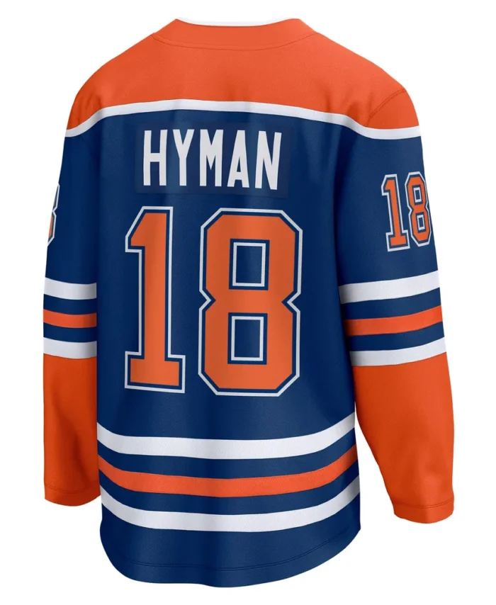 Zach Hyman Edmonton Oilers Fanatics Home Breakaway Player Jersey - Royal
