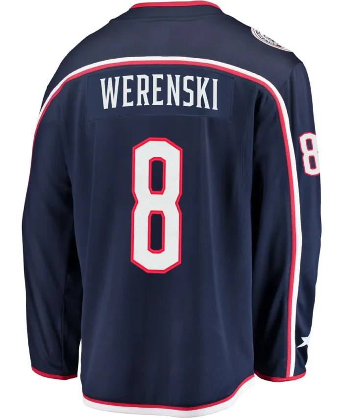 Zach Werenski Columbus Blue Jackets Fanatics Breakaway Jersey - Navy