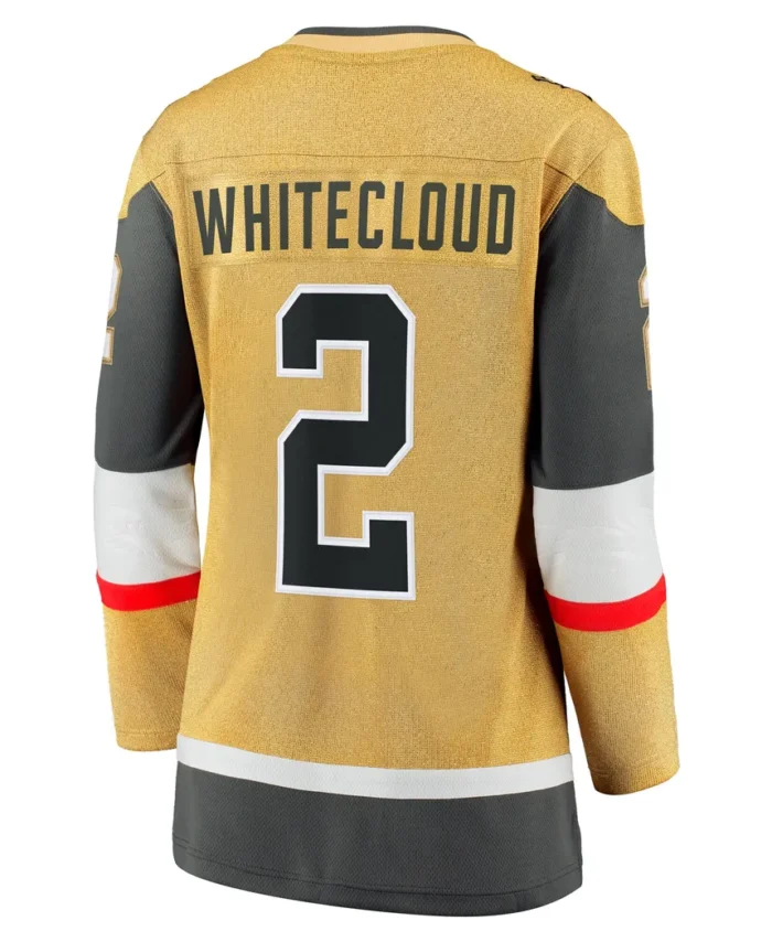Zach Whitecloud Vegas Golden Knights Fanatics Women Alternate Breakaway Player Jersey - Gold