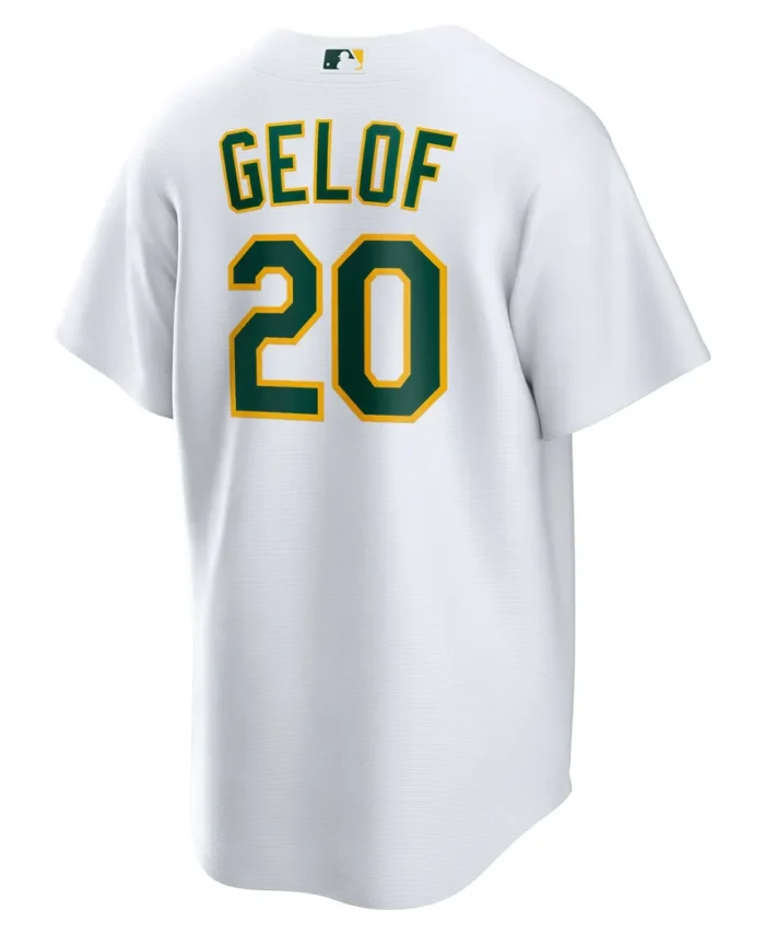 Zack Gelof Athletics Home Replica Jersey - White