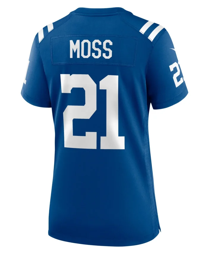 Zack Moss Indianapolis Colts Women's Game Player Jersey - Royal