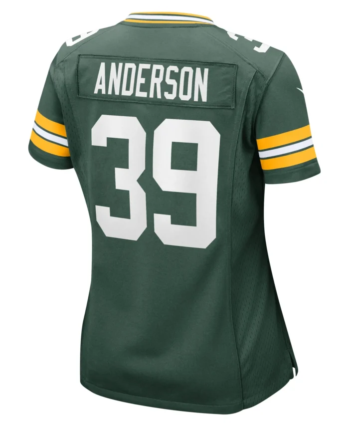 Zayne Anderson Green Bay Packers Women's Team Game Jersey -  Green